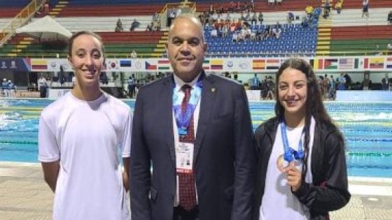 ندا مجدى تحقق الميدالية البرونزية فى بطولة العالم للسباحة بالزعانف بكولومبيا – جريدة الخبر اليوم