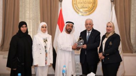طارق شوقى يلتقي رئيس مجلس الشارقة للتعليم لبحث التعاون المشترك – جريدة الخبر اليوم