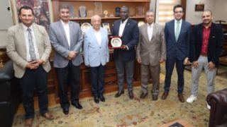 نقيب المهندسين يستقبل المدير التنفيذى لمجلس تسجيل المهندسين بدولة غانا – جريدة الخبر اليوم