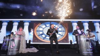 عرض مبهر بالألعاب النارية ” أمير جمعه “