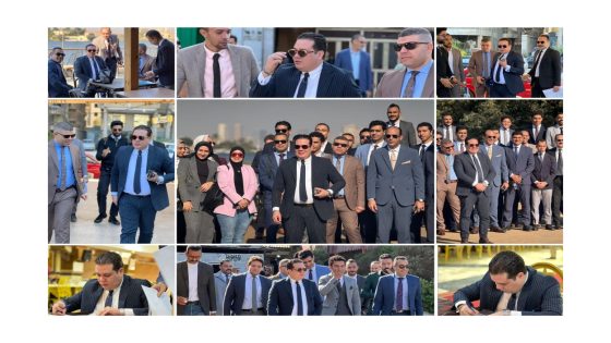 أجواء المحبّة تسود محامي أكتوبر وزايد اليوم مع نزول منتصر هريدي للترشح