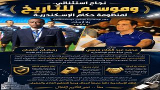 نجاح استثنائي.. وموسم للتاريخ لمنظومة حكام الإسكندرية